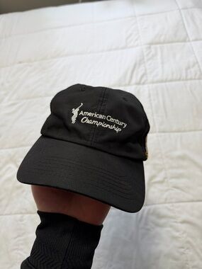 Antigua Black American Century Championship Golf Cap